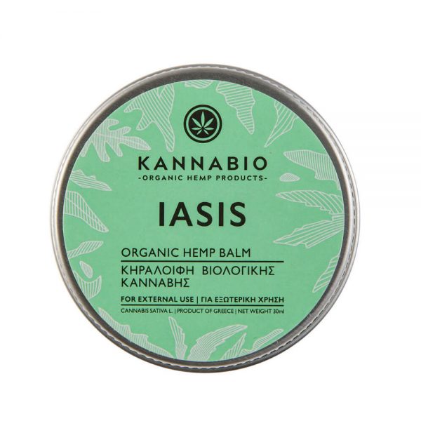Kannabio Balm Iasis Συμπτώματα Δερματικών Παθήσεων 30ml