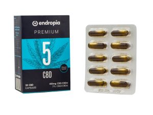 ΚΑΨΟΥΛΕΣ ΚΑΝΝΑΒΗΣ CBD/CBDA 5% 450MG – ENDROPIA