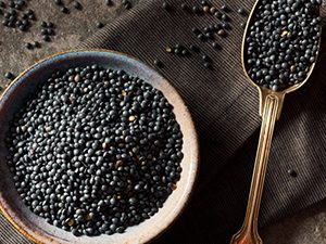 Μαύρες φακές Beluga 500γρ Bio